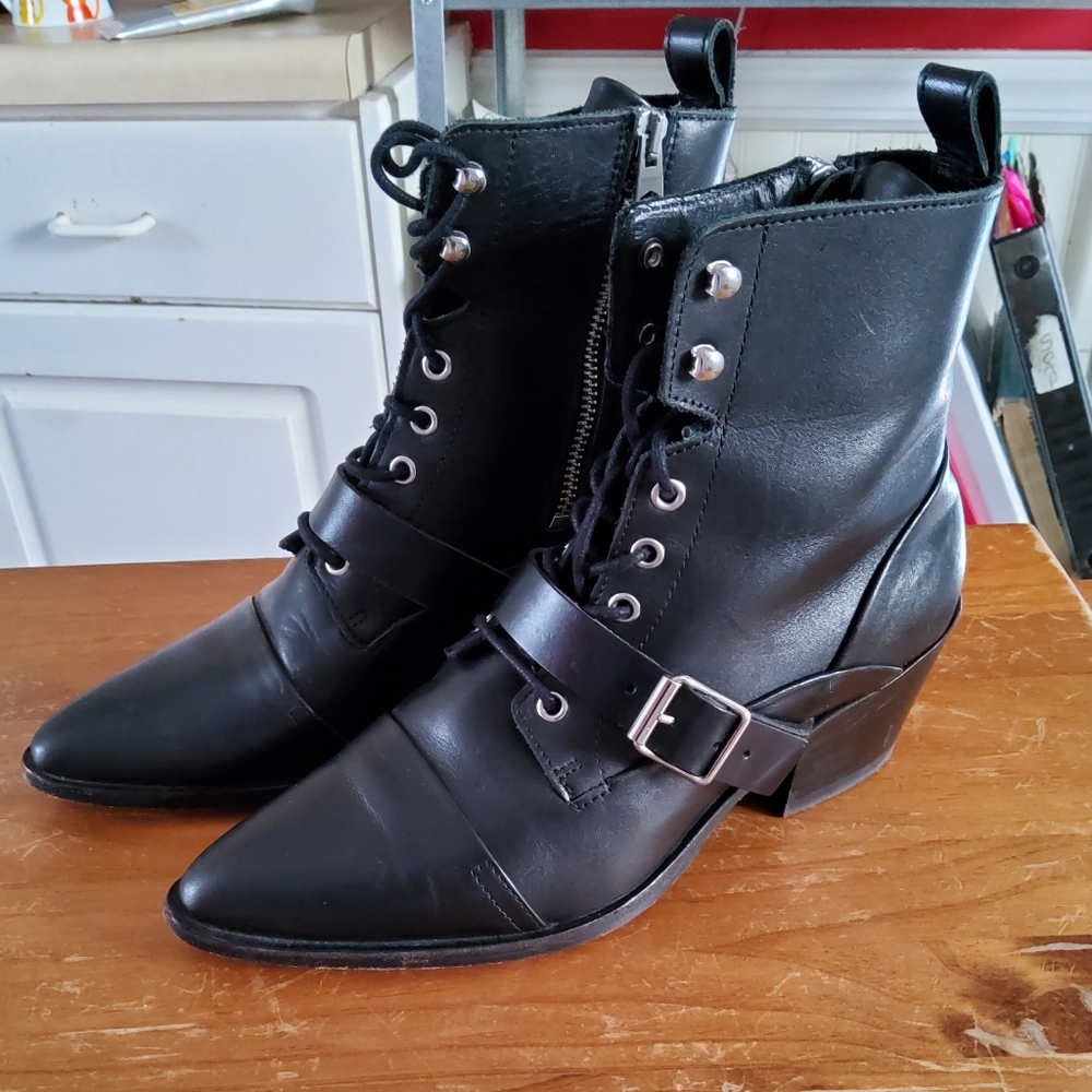All Saints Black Leather Boots (Fashion And Function In A High Quality Boot)